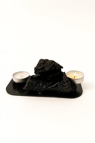 Kertastjaki fyrir tvö kerti