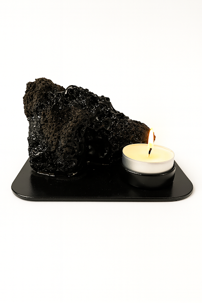 Kertastjaki fyrir tvö kerti