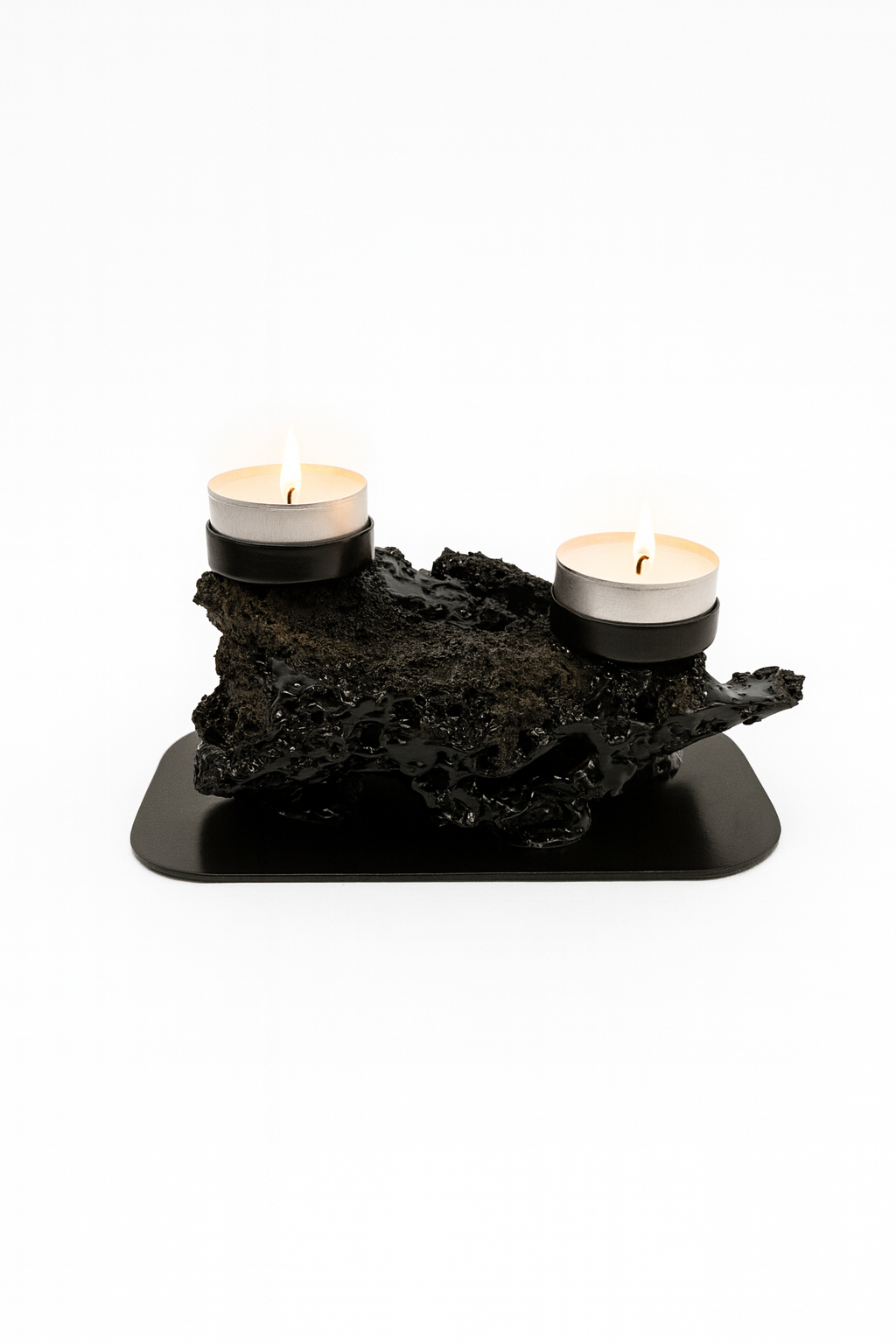 Kertastjaki fyrir 2 kerti - Candleholder for 2 tealights