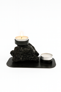 Kertastjaki fyrir 2 kerti - Candleholder for 2 tealights