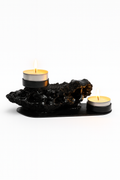 Kertastjaki fyrir 2 kerti - Candleholder for 2 tealights