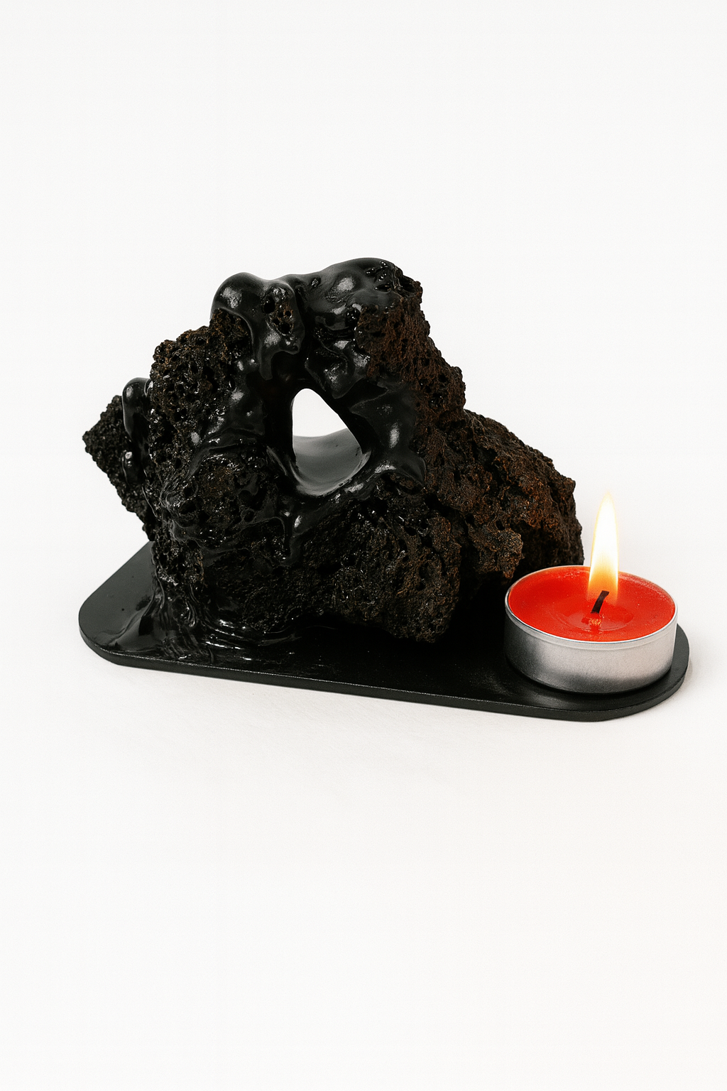 Kertastjaki fyrir 2 kerti - Candleholder for 2 tealights